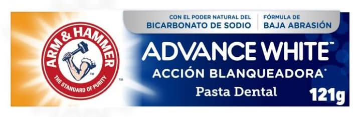 Arm & Hammer · Advance white blancura extrema pasta dental con bicarbonato de sodio, menta (121 g)