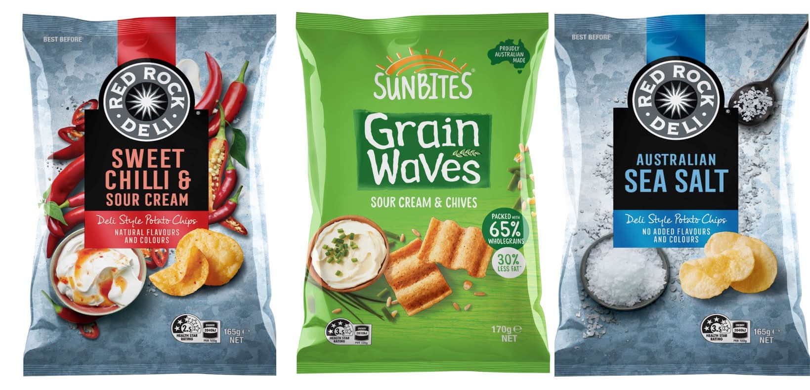 2 Red Rock Deli, Grain Waves or Party Chip Bags for $14 (SAVE $4.00)