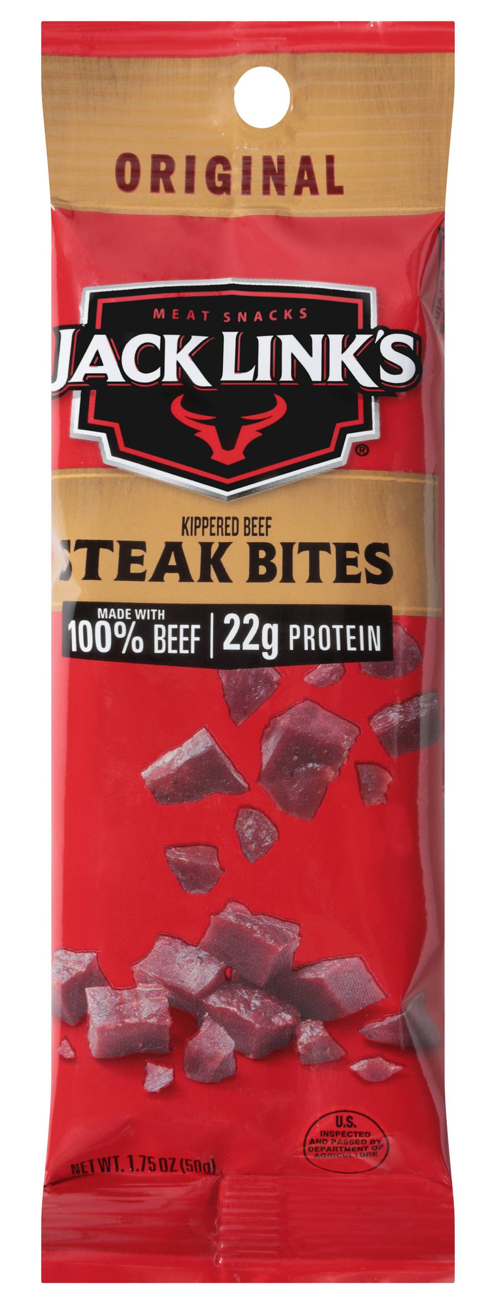 Jack Link's Kippered Steak Bites Meat Snacks Original (1.75 oz)
