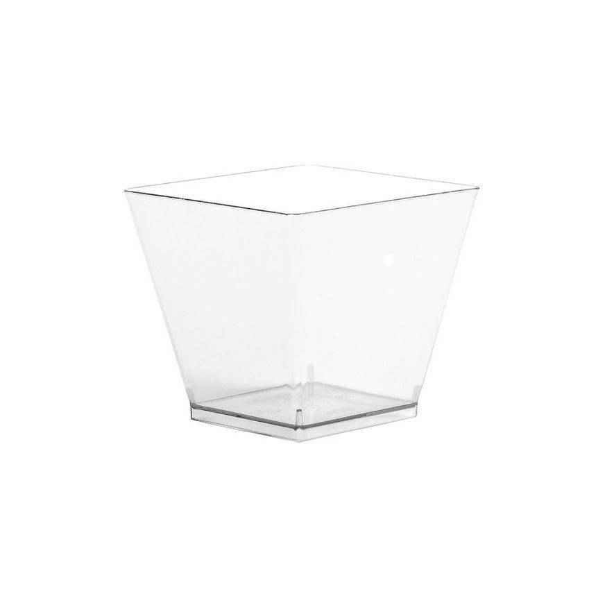 Amscan Miniature Cube-Shaped Plastic Bowls (40 ct) (clear)