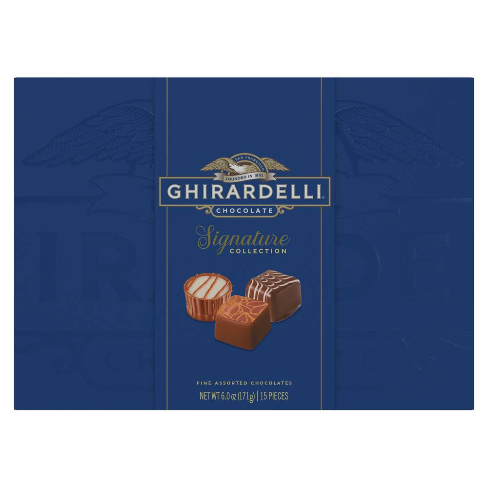 Ghirardelli Signature Collection Chocolates Gift Box, Assorted (6 oz, 15 ct)