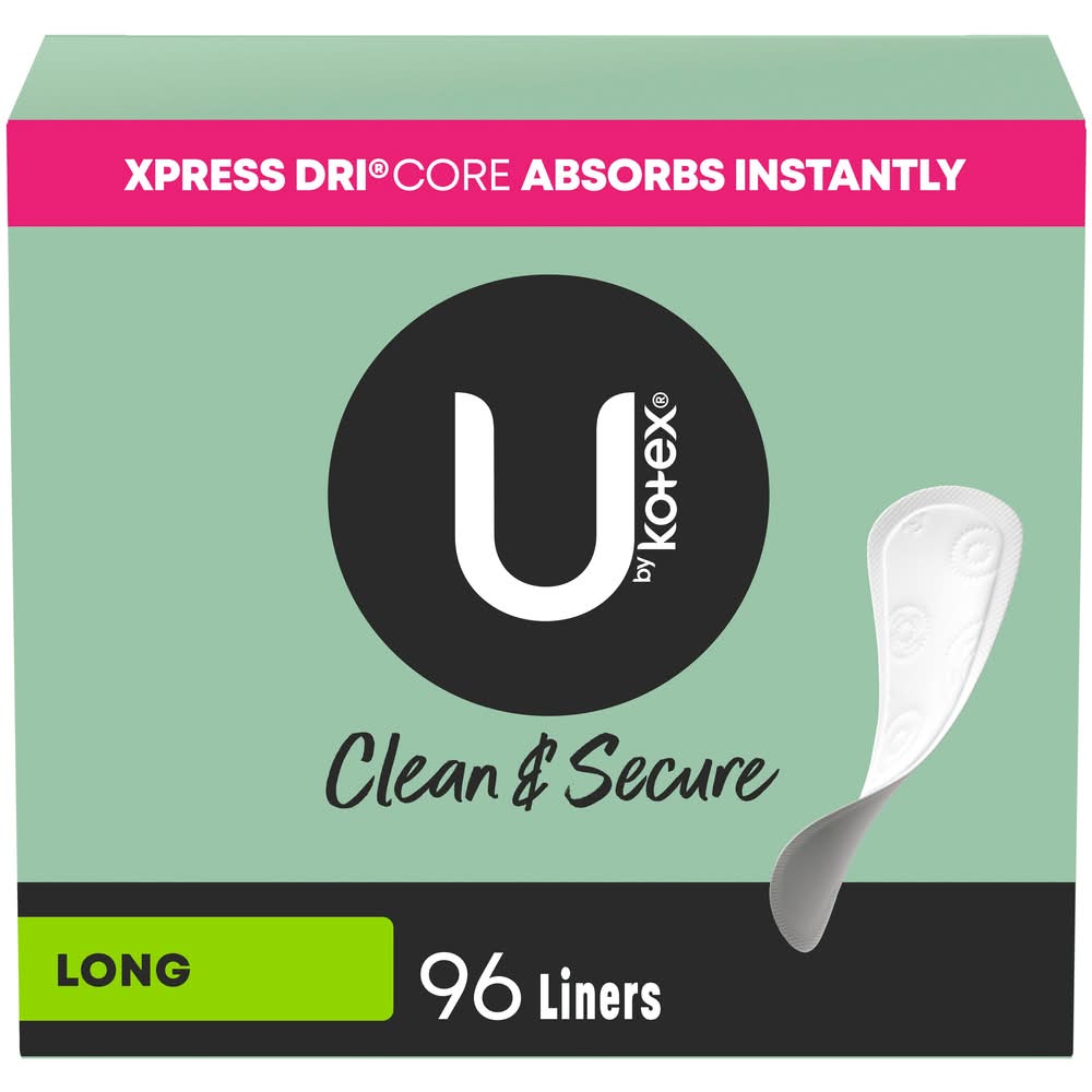 U by Kotex Security Light Days Daily Liners Long (9.6 oz, 96 ct)