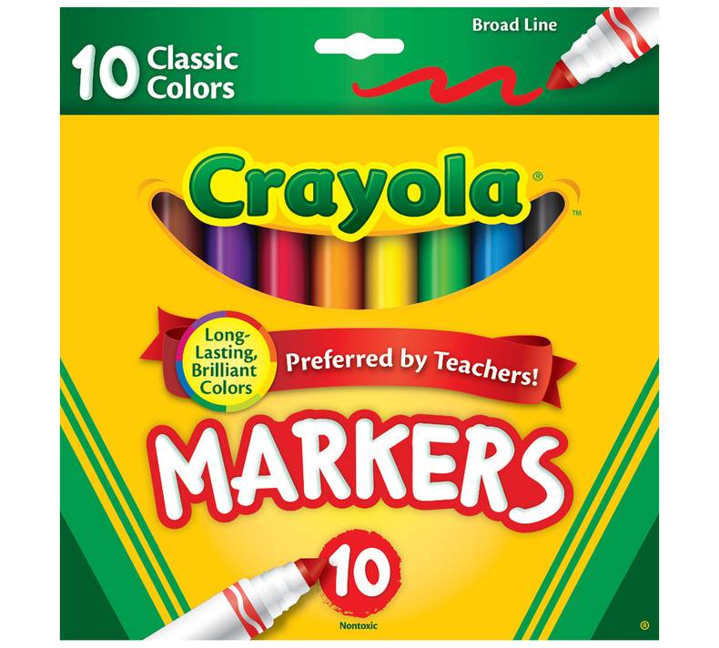 Crayola Classic Colors Markers (2.88 oz)