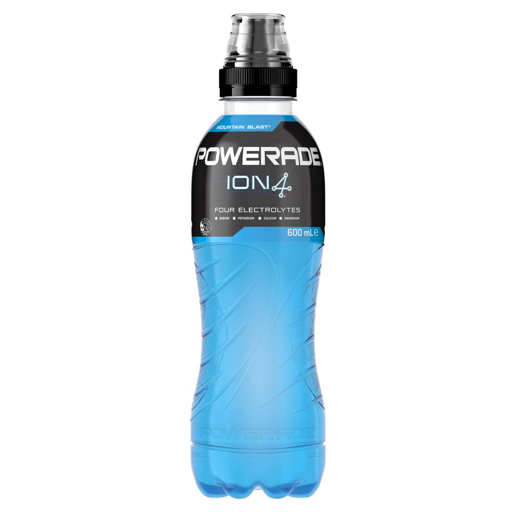 Powerade Ion4 Mountain Blast Sports Drink (600mL)