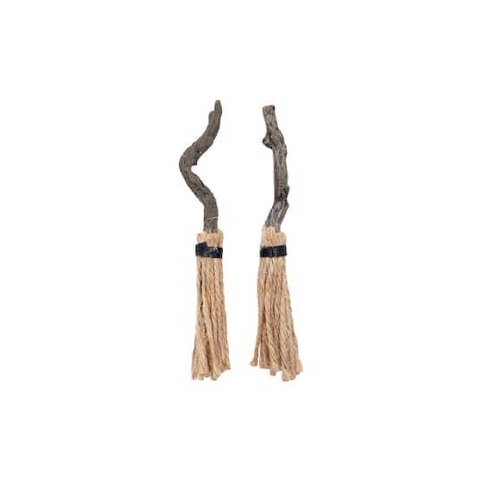 Mini Witch Brooms Halloween Decor, 2Ct. By Ashland