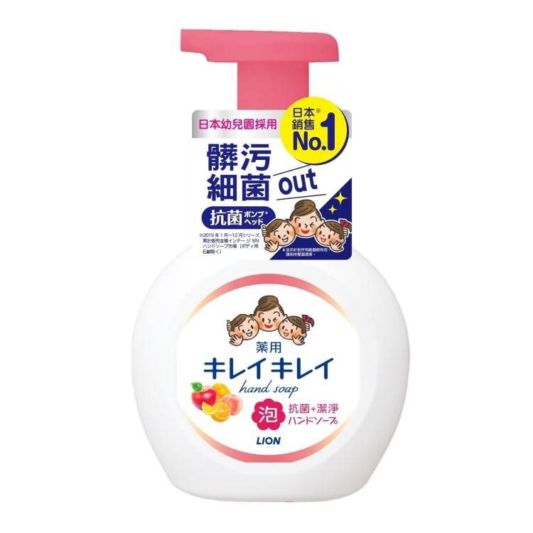 獅王趣淨洗手慕斯250ml-清新果香#593673