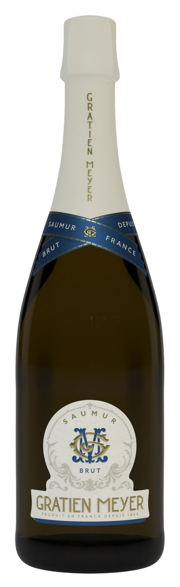 Gratien & Meyer - Vin blanc brut saumur domestique (750ml)