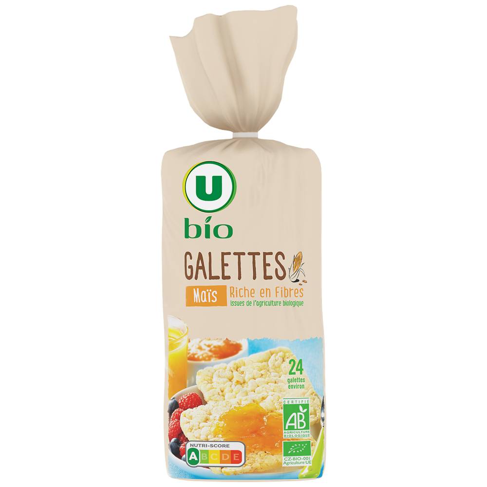 U - Bio galette de maïs (24 pièces)