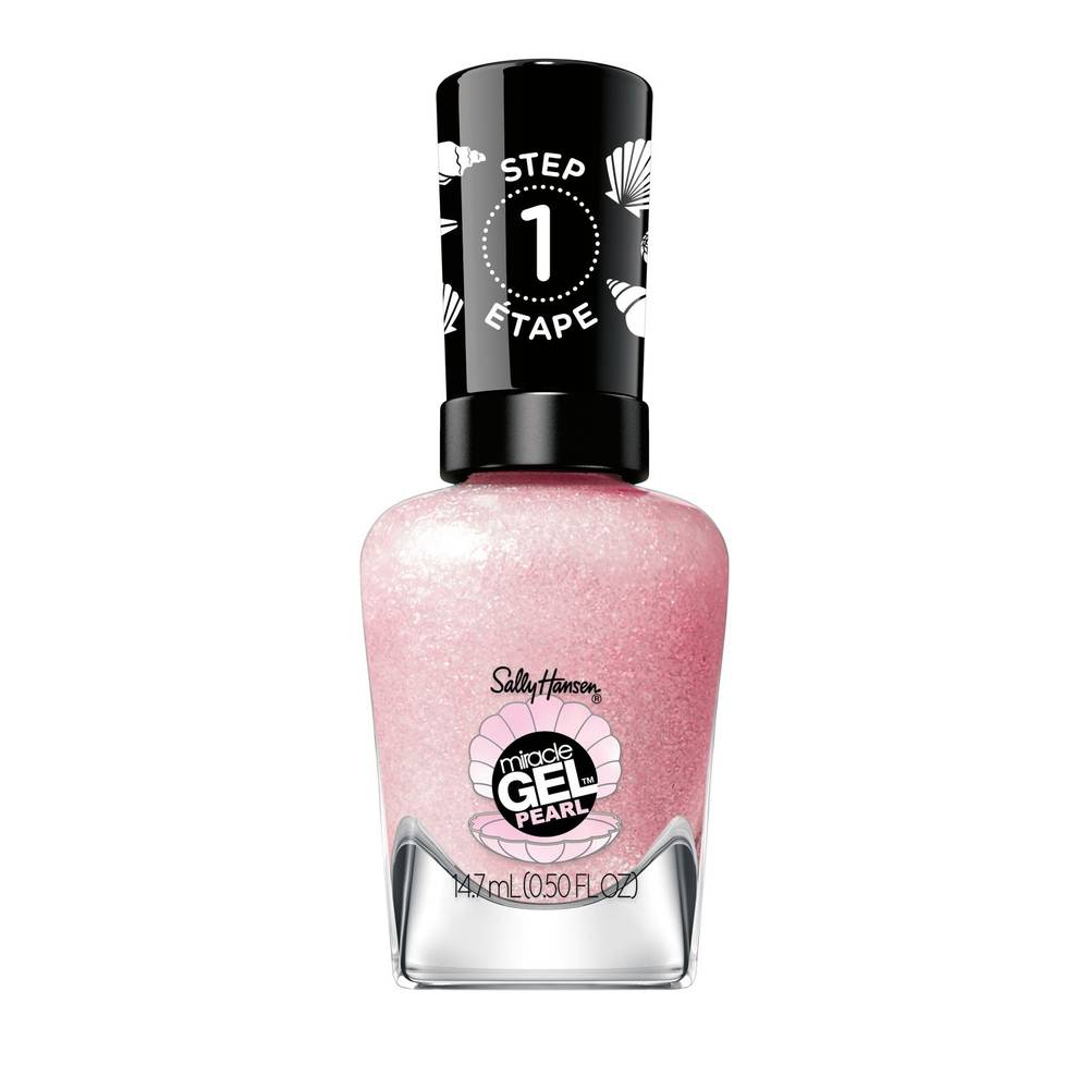 Sally Hansen Miracle Gel Modern Pearl Collection Nail Polish, 906 Pink Sand (0.5 fl oz)