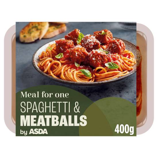 ASDA Spaghetti & Meatballs Ready Meal 400G