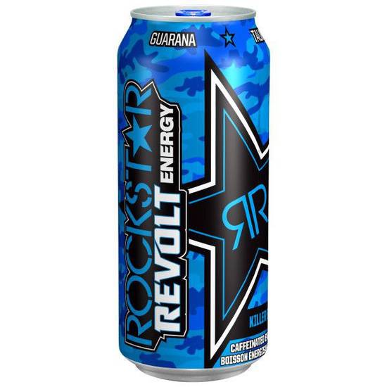 Rockstar Revolt Killer Blue Raz Energy Drink (473 ml)