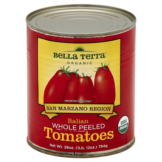 Bella Terra Organic Whole Peeled Tomatoes