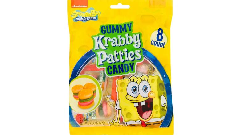 Nickelodeon Spongebob Krabby Patties Gummy Candy