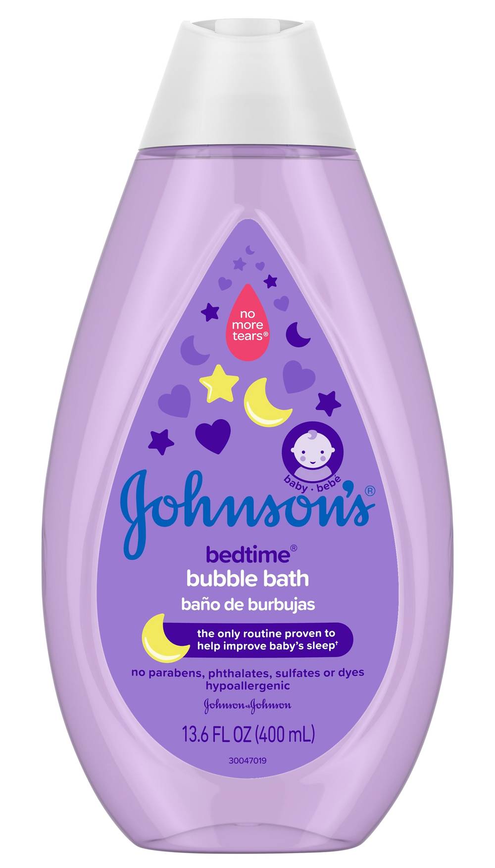Johnson's Bedtime Bubble Bath Hypoallergenic (13.6 fl oz)