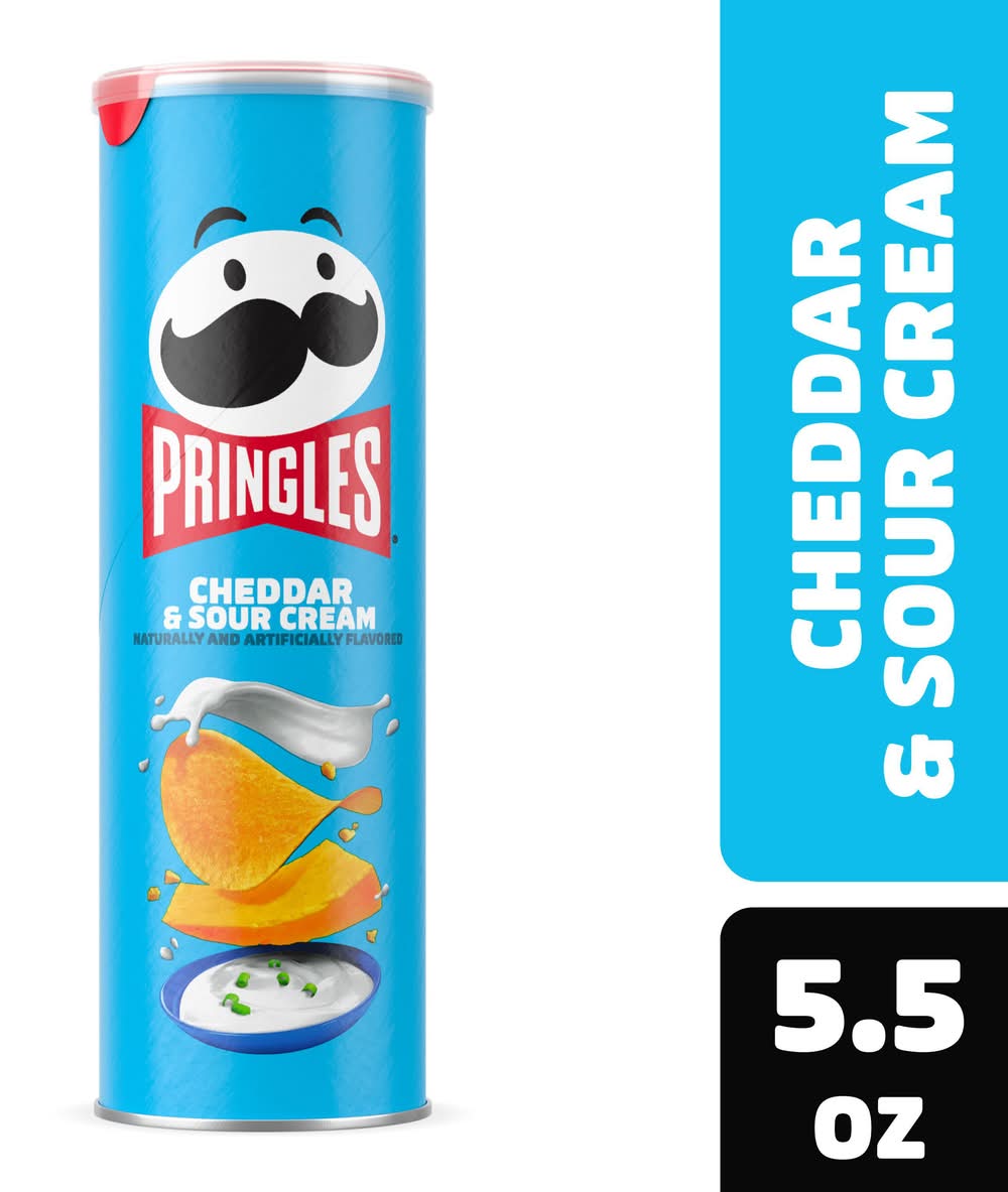 Pringles Cheddar & Sour Cream Potato Crisps (5.5 oz)