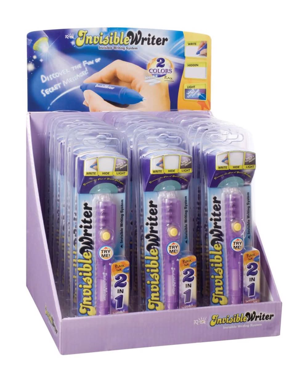 Toysmith 2-In-1 Invisible Writer Pen
