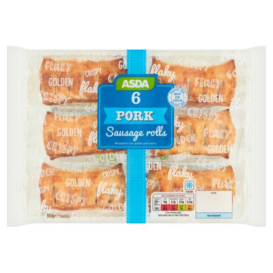 ASDA Pork Sausage Rolls (360g)