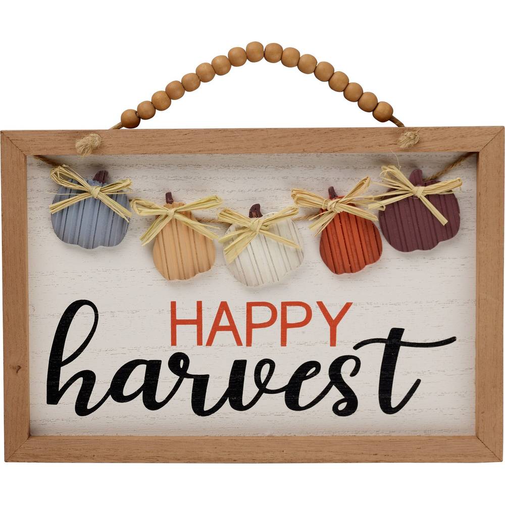 Happy Harvest Hanging Wall Sign