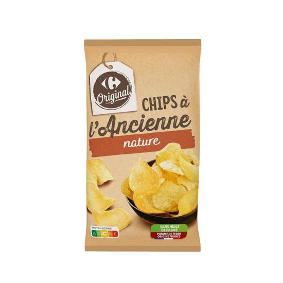Carrefour Original - Chips à l'ancienne nature
