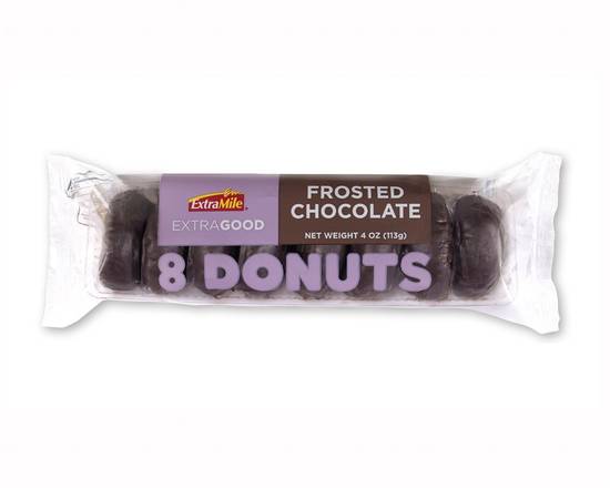 Order ExtraMile Frosted Chocolate Donuts 4oz food online from Chevron Extramile store, Everett on bringmethat.com