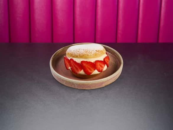 Strawberry Doughnut Maritozzo