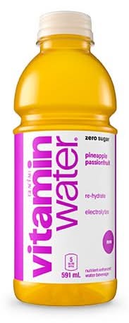 Vitaminwater Zero Sugar Re-Hydrate Nutrient Enhanced Water, Pineapple Passionfruit (591 ml)