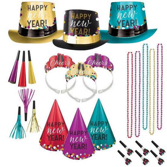 Party City Kit For Colorful Confetti New Year's Eve Party (multi)