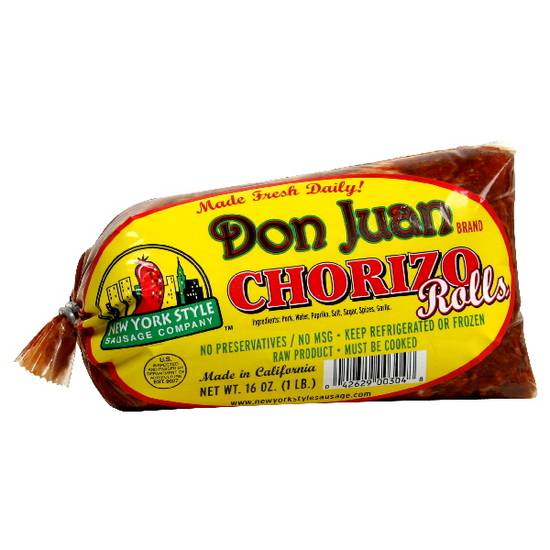 Don Juan Chorizo Rolls (16 oz)
