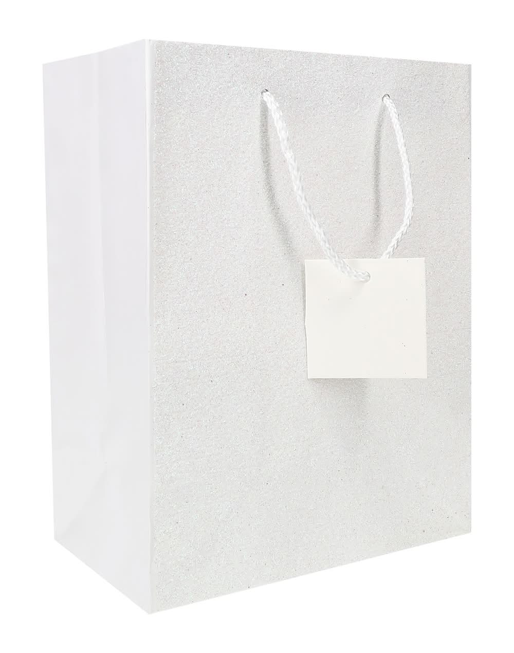 Medium Gift Bag 9in x 7in White