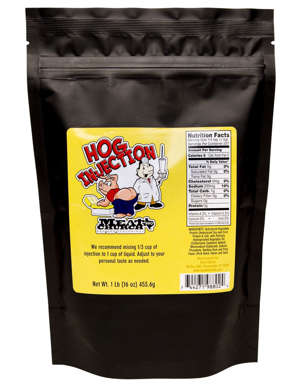 Meat Church Hog Pork Injection 16 Oz
