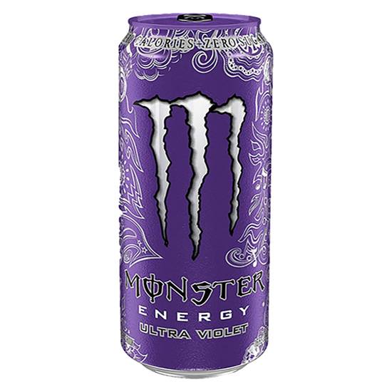 Monster bebida energética ultra violet zero açúcar (473 ml)