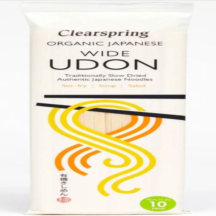 Clearspring · Pasta japonesa organica udon ancho (200 g)