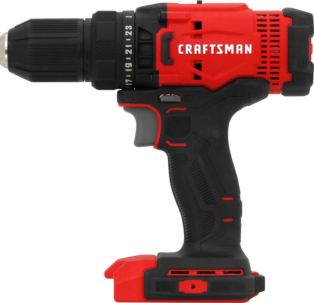 CRAFTSMAN V20 Cordless Drill/Driver Kit, 1/2 Inch, Battery and Charger Included (4.49 lbs)