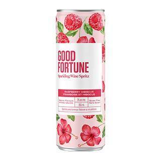 Good Fortune Raspberry Hibiscus Wine Spritz 355mL (4.0% ABV)