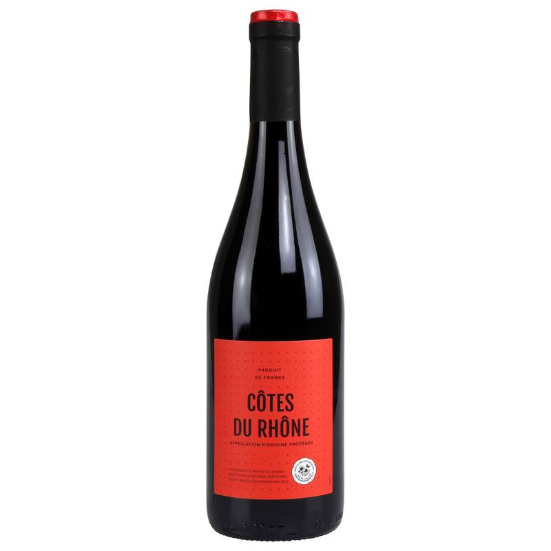 Côtes Du Rhône - Vin rouge (750ml)