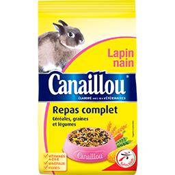 Canaillou - Repas complet céréales, graines et légumes pour lapin nain