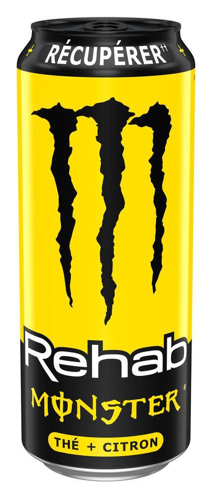 Monster Energy - Boisson énergisante rehab, thé-citron (500ml)