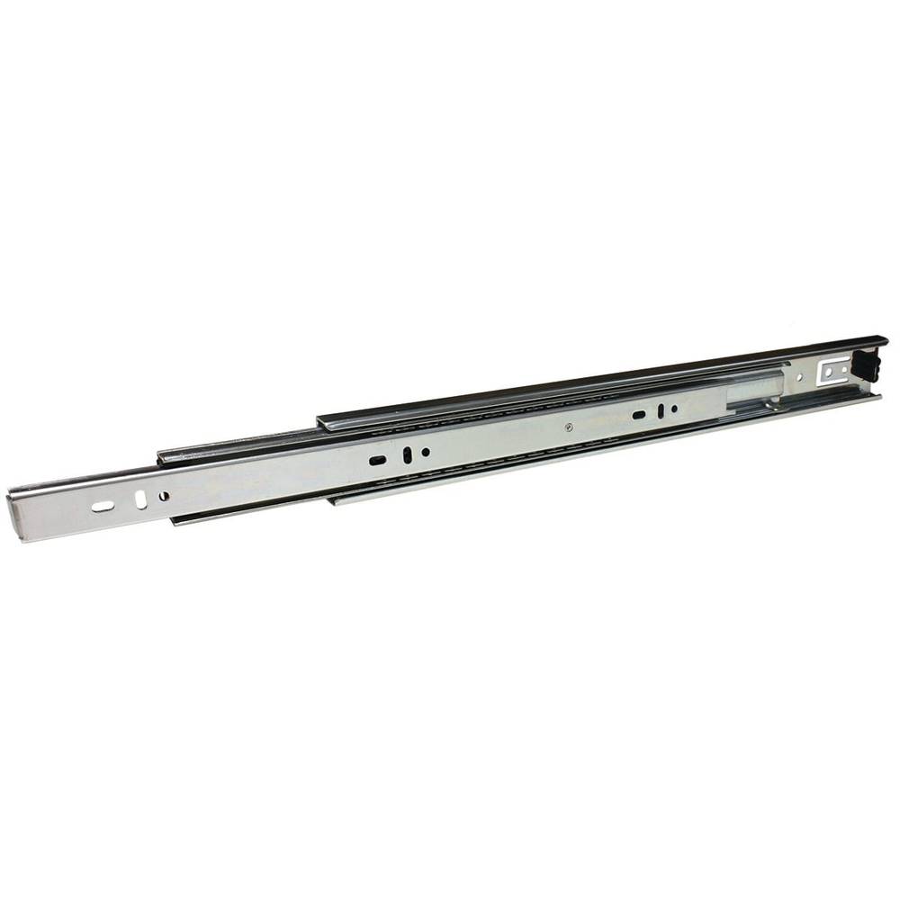 Richelieu 14-in Side Mount 100-lb Load Capacity Silver Drawer Slide (2-Pieces) | TU99072G14