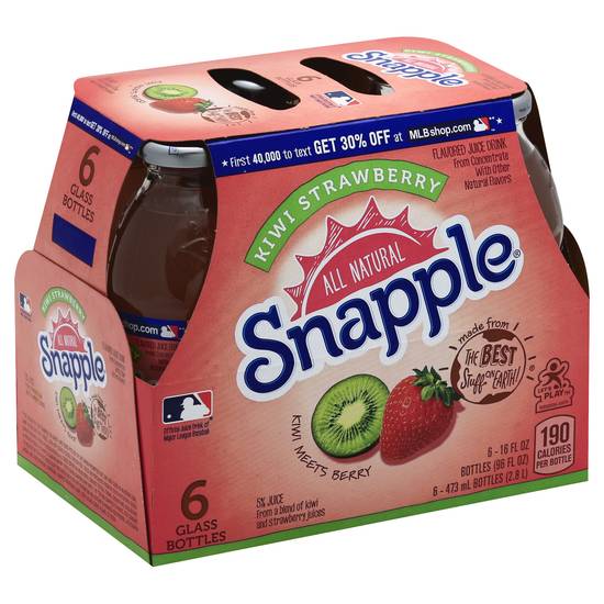 Snapple Kiwi Strawberry Juice Drink (6 ct, 16 fl oz)