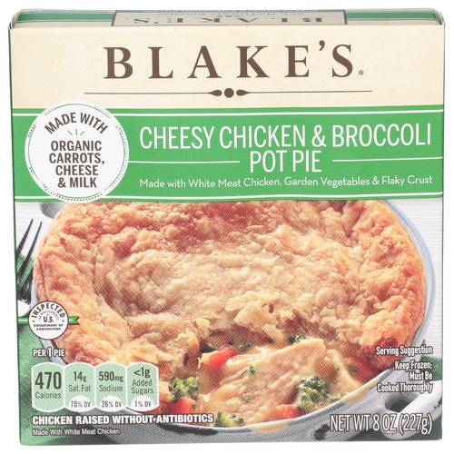 Blake's Cheesy Chicken And Broccoli Pot Pie