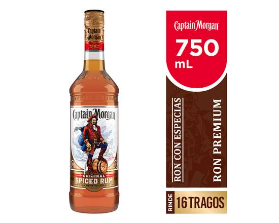 Captain morgan ron spiced gold  (botella 750 ml)