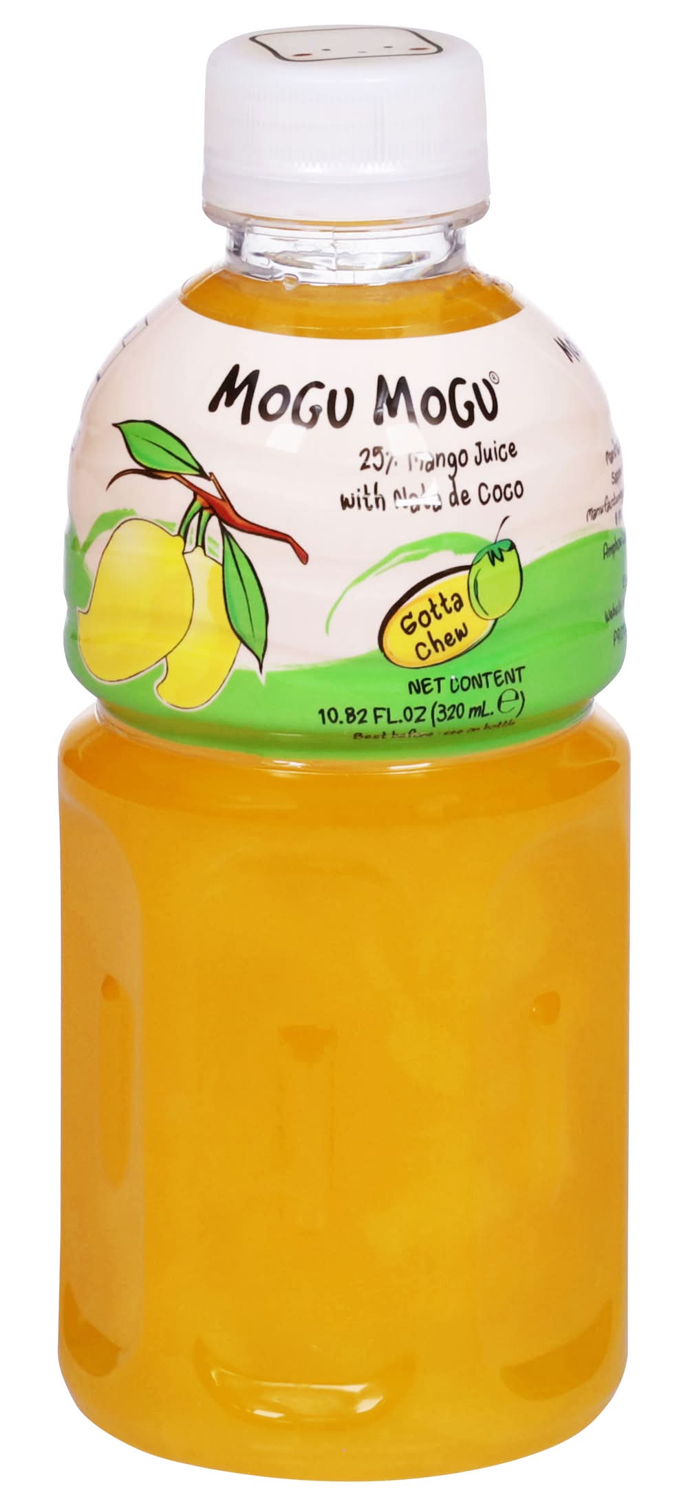 Mogu Mogu Mango Juice With Nata De Coco (10.82 fl oz)