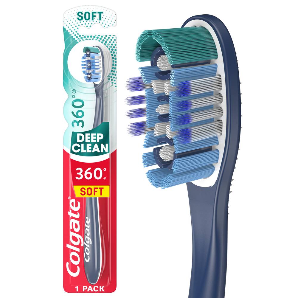 Colgate 360 Degrees Whole Mouth Clean Soft Toothbrush