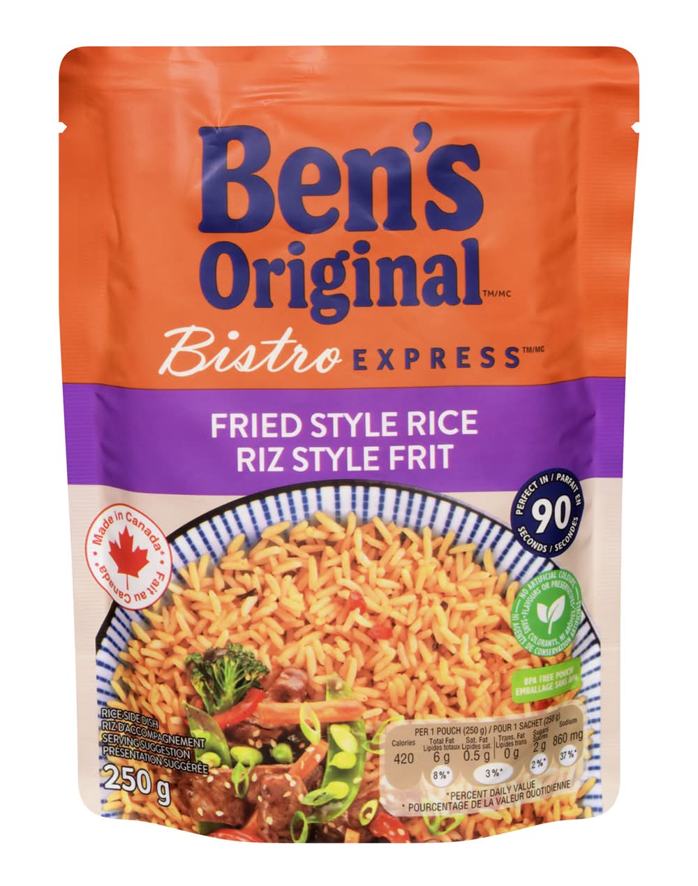 Ben's original bistro express riz d’accompagnement - bistro express rice side dish (style frit)