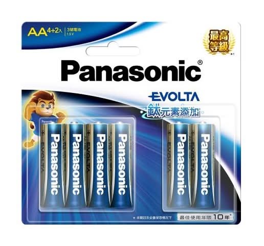 國際Evolta鈦元素電池3號6入