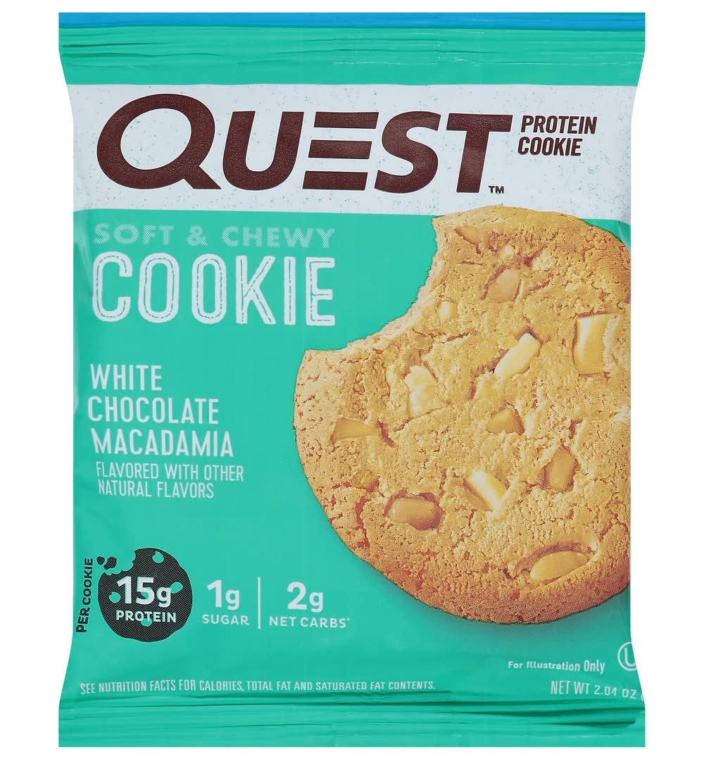 Quest Soft & Chewy Protein Cookie White Chocolate Macadamia (2.04 oz)