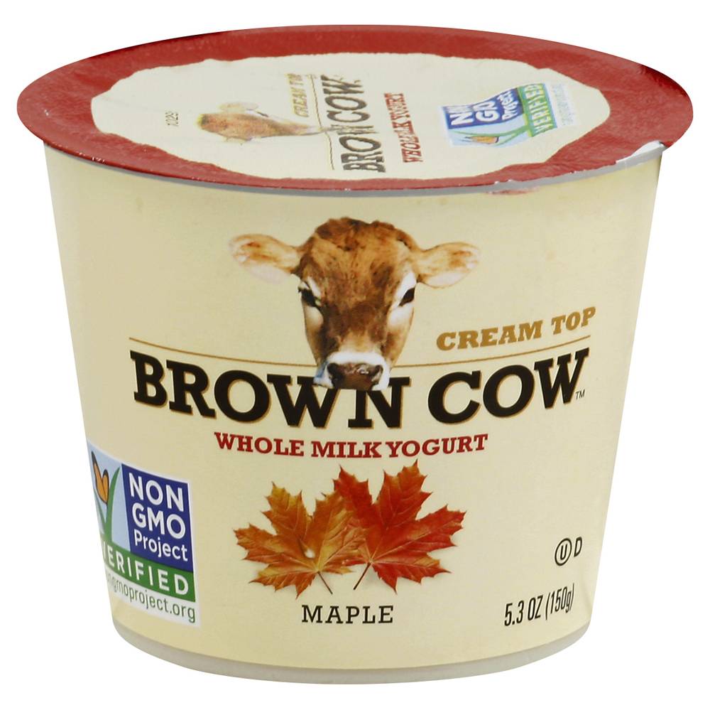 Brown Cow Maple Flavored Whole Milk Yogurt (5.3 oz)