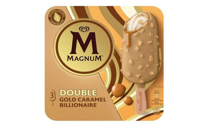 Magnum 3 Double Gold Caramel Billionaire 213g (404307)