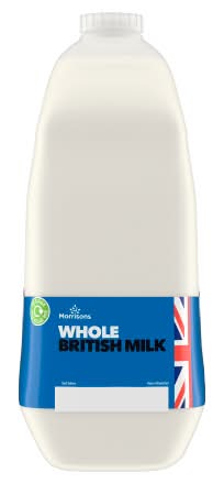 Morrisons Whole British Milk (3.41L)