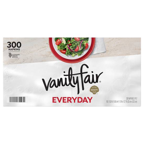 Vanity Fair 2-ply Everyday Casual Napkins (300 ct )